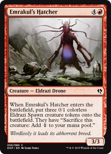 Emrakul's Hatcher (Duel Decks: Zendikar vs Eldrazi) Light Play