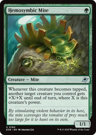 Hemosymbic Mite (Edge of Eternities) Light Play Foil