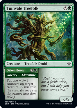 Tuinvale Treefolk (Throne of Eldraine) Light Play