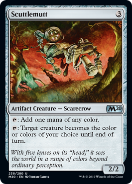 Scuttlemutt (Magic 2020 Core Set) Light Play