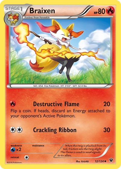 Braixen (XY - Fates Collide) Light Play