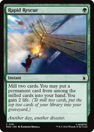 Rapid Rescue (Marvel Super Heroes) Light Play Foil