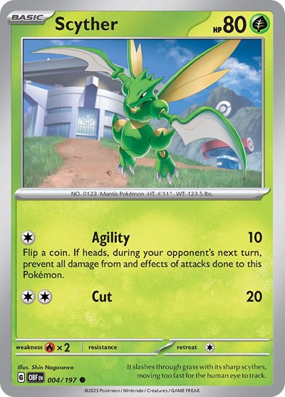 Scyther (Scarlet and  Violet: Obsidian Flames) Light Play