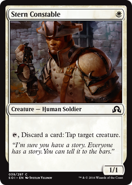 Stern Constable (Shadows Over Innistrad) Light Play