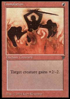 Immolation (Legends) Heavy Play