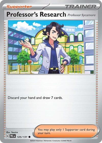 Professor's Research (Professor Sycamore) (SV: Prismatic Evolutions) Light Play