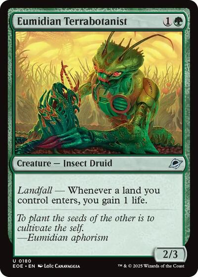 Eumidian Terrabotanist (Edge of Eternities) Light Play