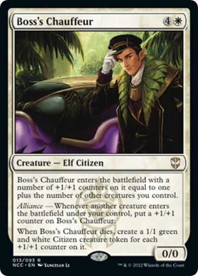 Boss's Chauffeur (Commander: Streets of New Capenna) Light Play