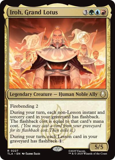 Iroh, Grand Lotus (Avatar: The Last Airbender) Light Play Foil