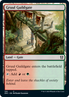 Gruul Guildgate (Commander 2020 Zendikar Rising) Light Play