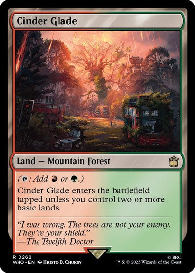 Cinder Glade (Universes Beyond: Doctor Who) Light Play Foil