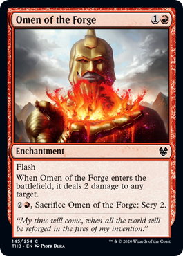 Omen of the Forge (Theros Beyond Death) Light Play