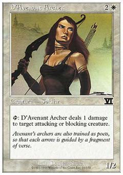 D'Avenant Archer (Classic 6th Edition) Light Play