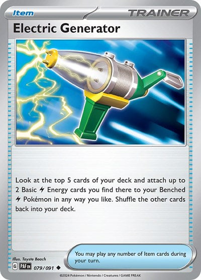 Electric Generator (SV: Paldean Fates) Light Play Reverse Holofoil