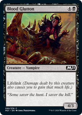 Blood Glutton (Magic 2021 Core Set) Light Play