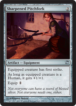 Sharpened Pitchfork (Innistrad) Light Play