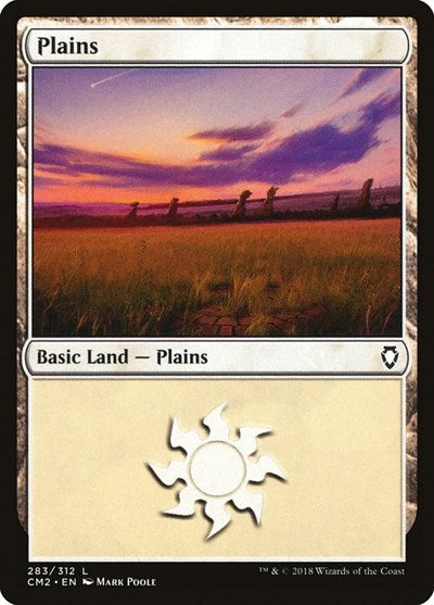 Plains (283) (Commander Anthology Volume II) Light Play
