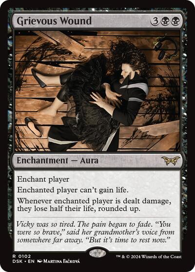Grievous Wound (Duskmourn: House of Horror) Light Play