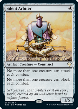 Silent Arbiter (Commander 2020 Ikoria) Light Play