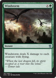 Windstorm (Khans of Tarkir) Light Play