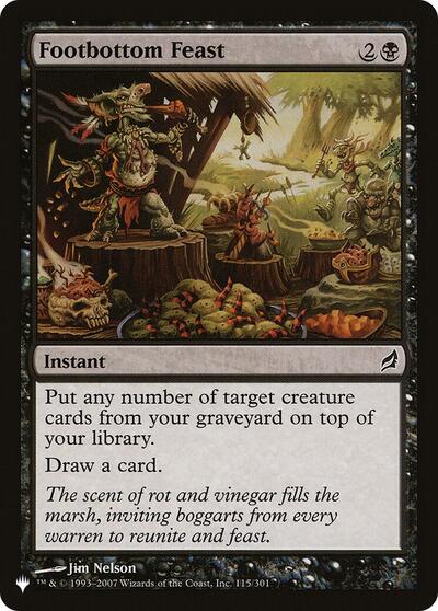 Footbottom Feast (The List) Light Play