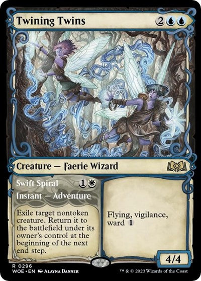 Twining Twins (Showcase) (Wilds of Eldraine) Light Play