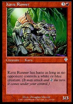 Kavu Runner (Invasion) Light Play