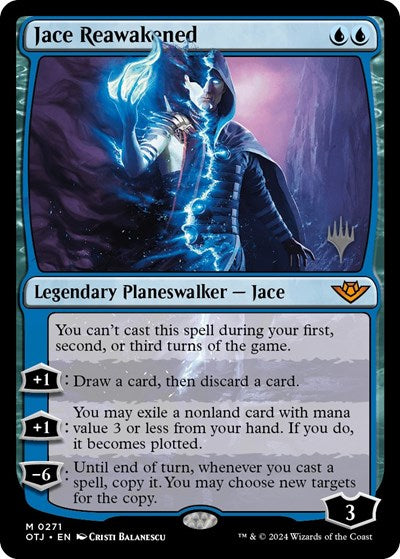 Jace Reawakened (Promo Pack: Outlaws of Thunder Junction) Light Play Foil