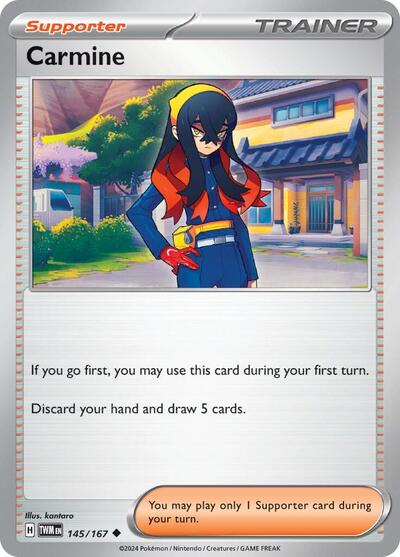 Carmine - 145 (SV06: Twilight Masquerade) Light Play