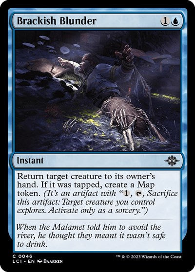 Brackish Blunder (The Lost Caverns of Ixalan) Light Play