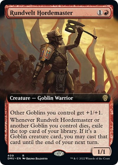 Rundvelt Hordemaster (Extended Art) (Dominaria United) Light Play Foil