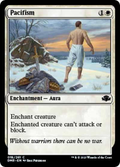 Pacifism (Dominaria Remastered) Light Play Foil