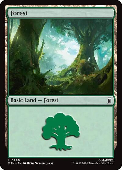 Forest (0296) (Marvel Super Heroes) Light Play