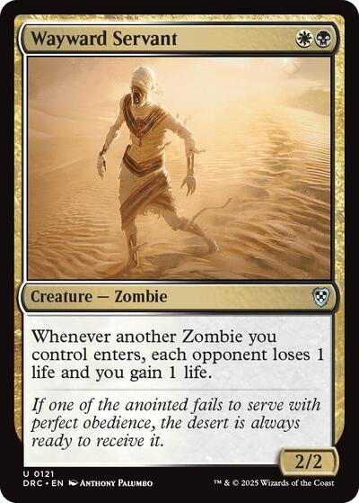 Wayward Servant (Commander: Aetherdrift) Light Play