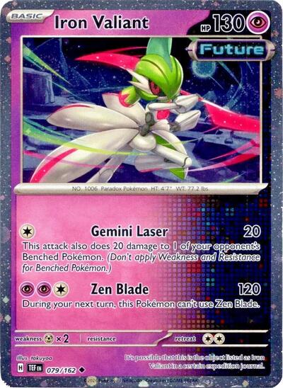 Iron Valiant - 079/162 (Cosmos Holo) (Miscellaneous Cards & Products) Light Play Holofoil