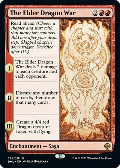 The Elder Dragon War (Dominaria United) Light Play