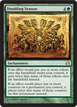 Doubling Season (Modern Masters) Light Play