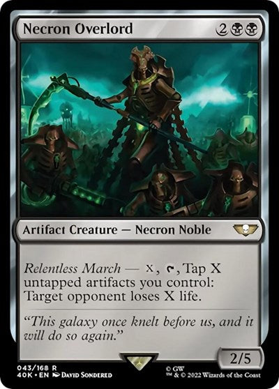Necron Overlord (Universes Beyond: Warhammer 40K) Light Play