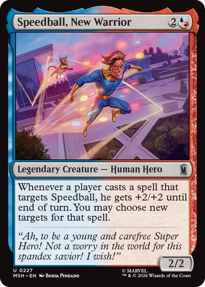 Speedball, New Warrior (Marvel Super Heroes) Light Play
