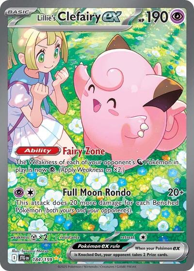 Lillie's Clefairy ex - 184 (SV09: Journey Together) Near Mint Holofoil