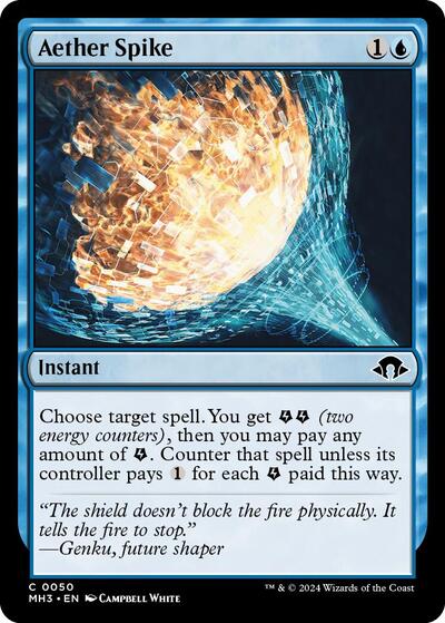 Aether Spike (Modern Horizons 3) Light Play Foil