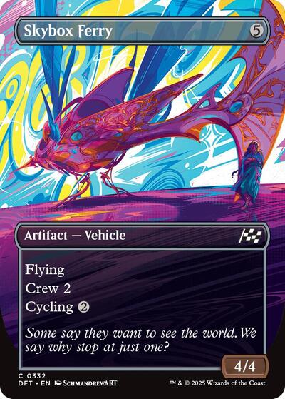 Skybox Ferry (Borderless) (Aetherdrift) Light Play Foil