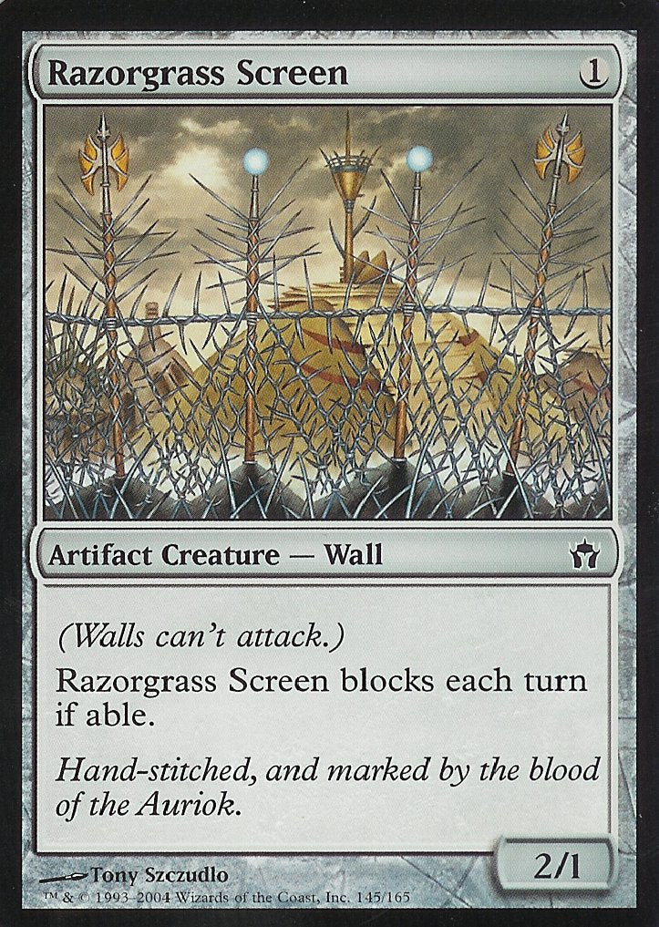 Razorgrass Screen (Fifth Dawn) Light Play