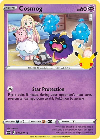 Cosmog (Celebrations) Medium Play Holofoil