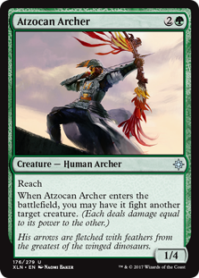 Atzocan Archer (Ixalan) Light Play