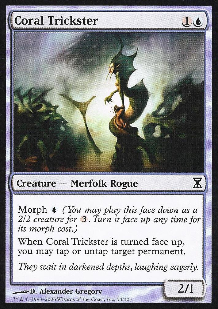 Coral Trickster (Time Spiral) Medium Play