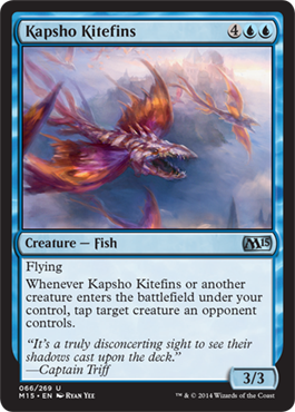 Kapsho Kitefins (Magic 2015 Core Set) Light Play
