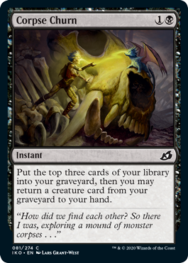 Corpse Churn (Ikoria: Lair of Behemoths) Light Play Foil