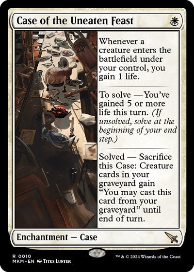 Case of the Uneaten Feast (Murders at Karlov Manor) Light Play Foil