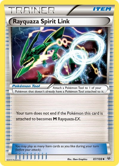 Rayquaza Spirit Link (XY Roaring Skies) Medium Play
